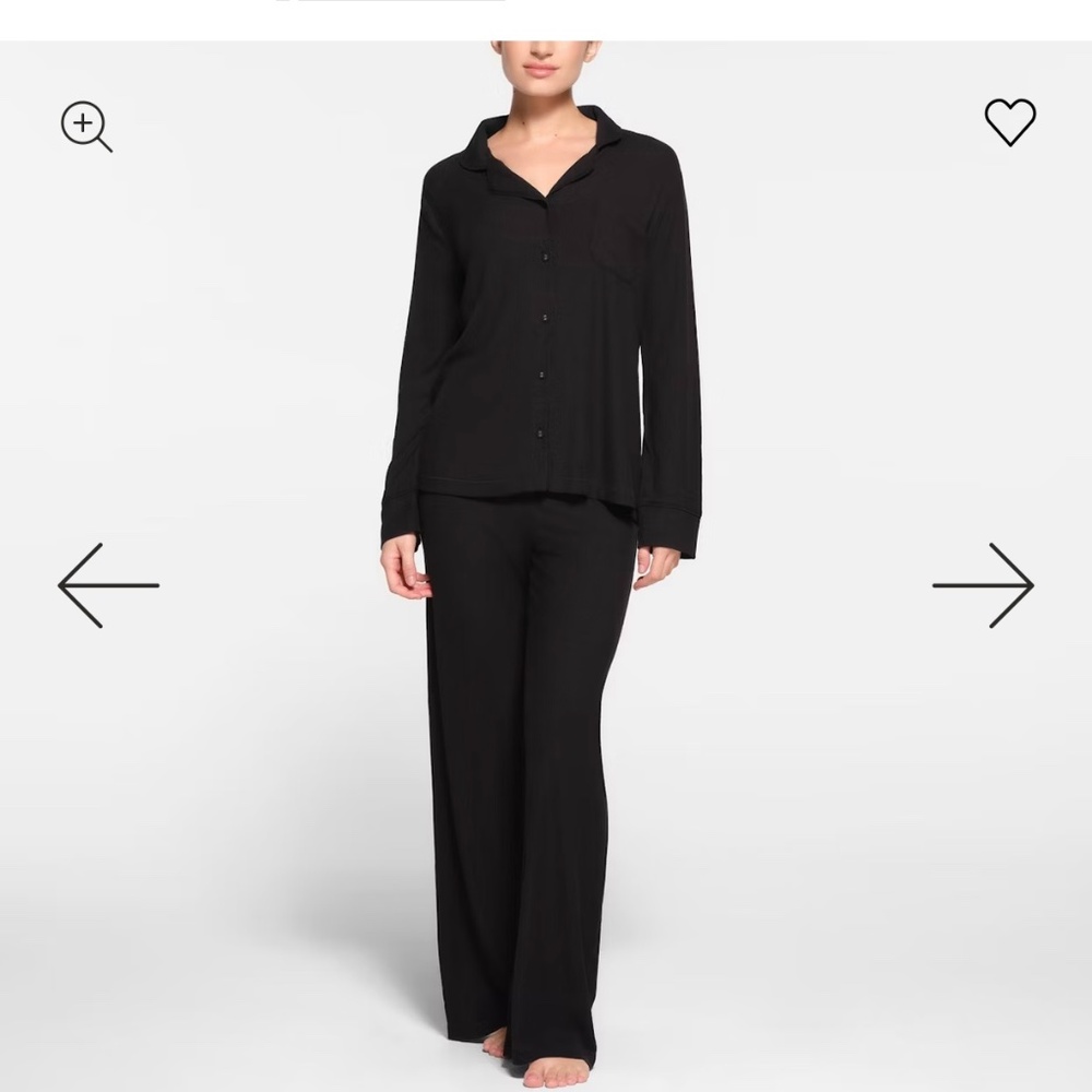 SKIMS Soft Lounge Sleep Set XL in Onyx